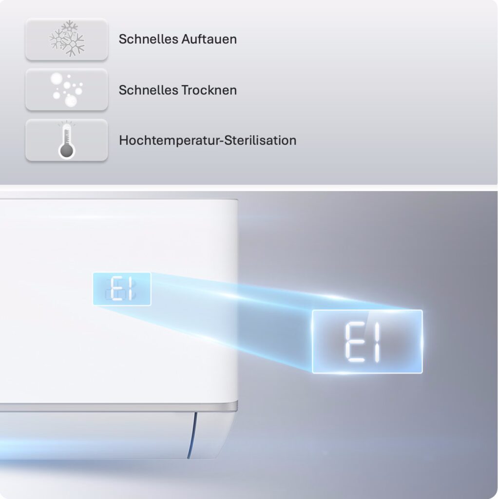 LED Display von Klimaanlage
